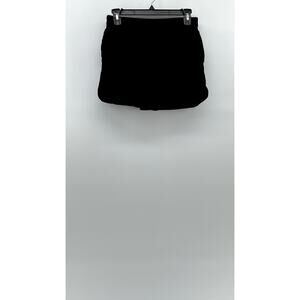 FOREVER 21 Women's Black Quilted Casual Pull-On Elastic Waist Shorts SZ S